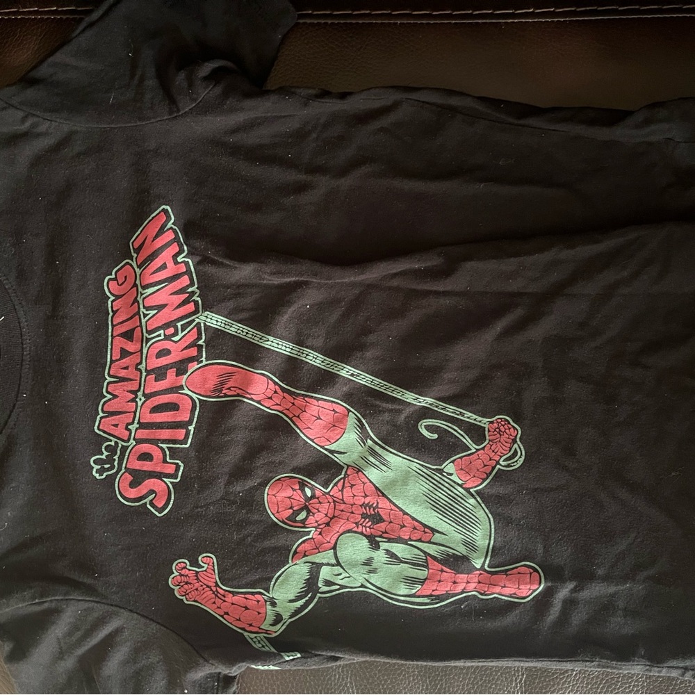 Marvel Black and Red Graphic Tee